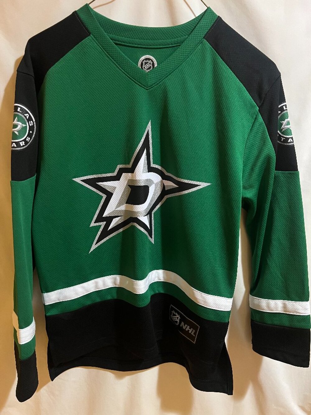 Dallas Stars #91 Tyler Seguin Youth Size Large NHL Victory Green Home Jersey Use